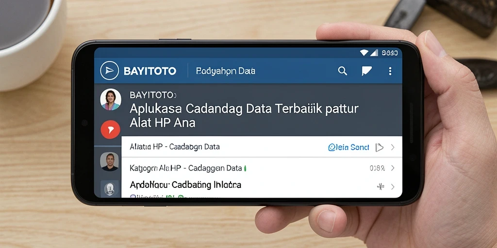 Tampilan antarmuka utama BAYITOTO dengan fungsi cadangan data.