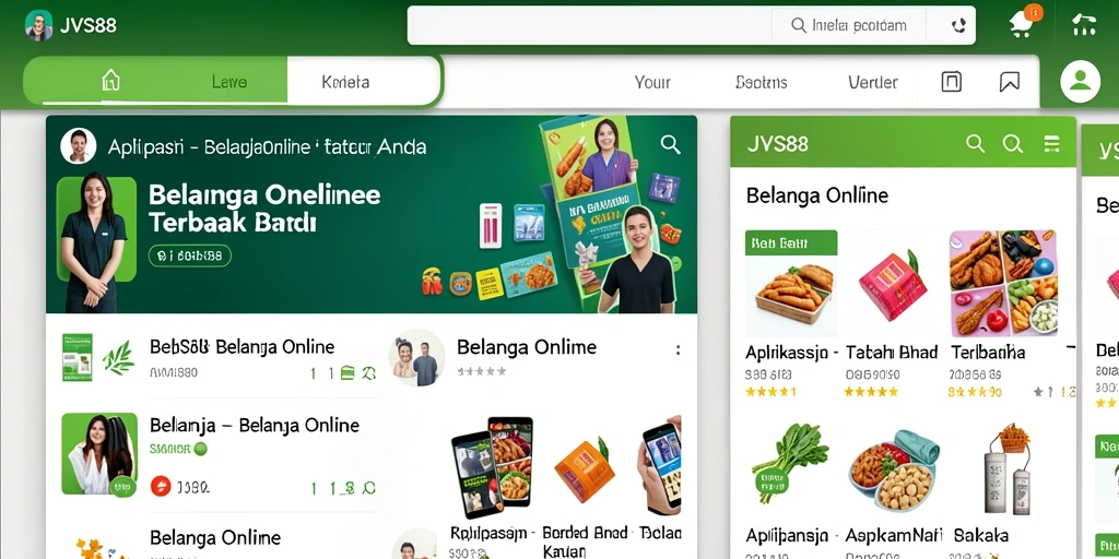 Tampilan antarmuka aplikasi JVS88 yang sederhana dan menarik.